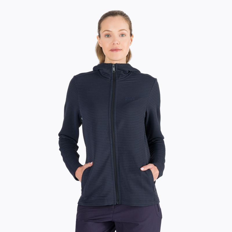 Флісова кофта жіноча Jack Wolfskin Modesto синя 1706253_1010