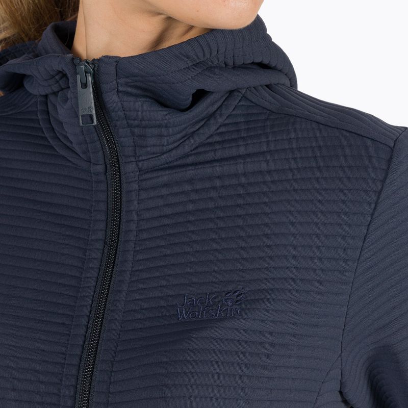 Флісова кофта жіноча Jack Wolfskin Modesto синя 1706253_1010 5