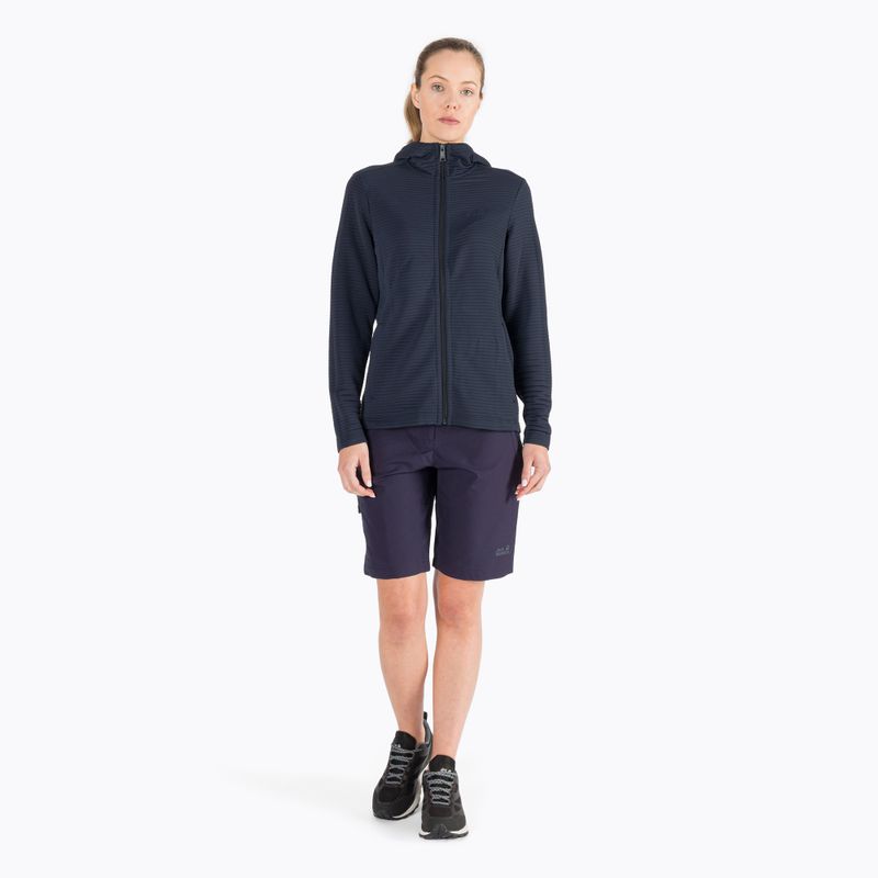 Флісова кофта жіноча Jack Wolfskin Modesto синя 1706253_1010 7