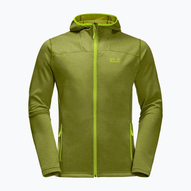 Флісова кофта чоловіча Jack Wolfskin Horizon зелена 1708411_4131