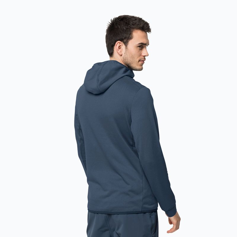 Флісова кофта чоловіча Jack Wolfskin Hydro Grid синя 1710001_1383 2