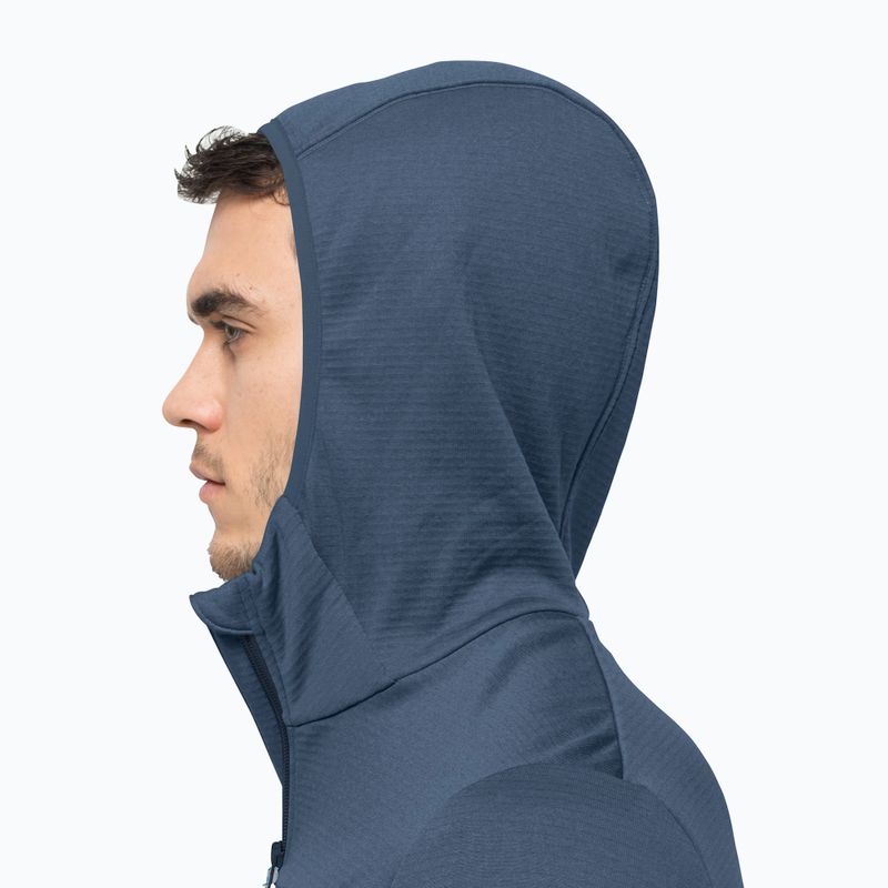 Флісова кофта чоловіча Jack Wolfskin Hydro Grid синя 1710001_1383 4