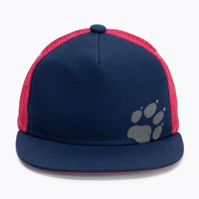 Бейсболка дитяча Jack Wolfskin Rib Paw синьо-рожева 1907641_1225 4
