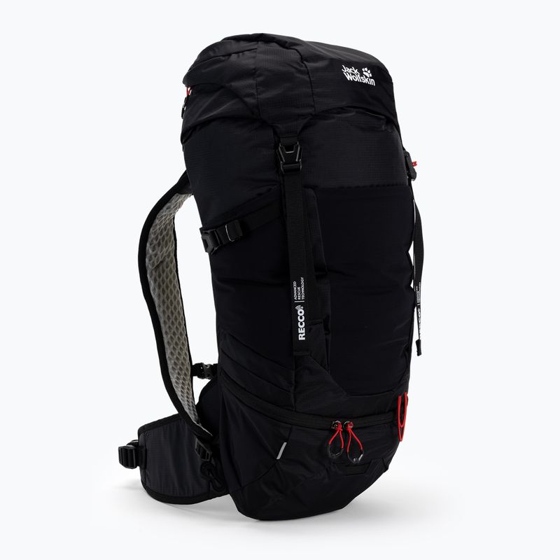 Рюкзак туристичний Jack Wolfskin Wolftrail 28 Recco чорний 2010191_6000_OS 3