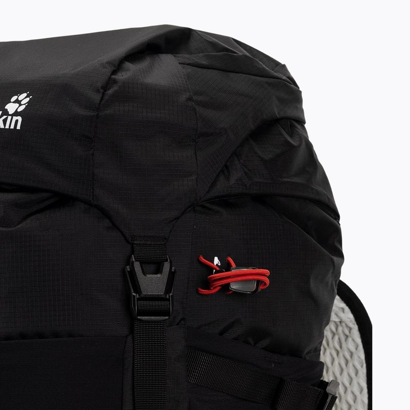 Рюкзак туристичний Jack Wolfskin Wolftrail 28 Recco чорний 2010191_6000_OS 4