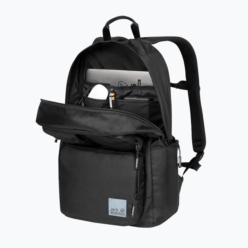 Рюкзак міський Jack Wolfskin London Backpack 22 л ultra black 4