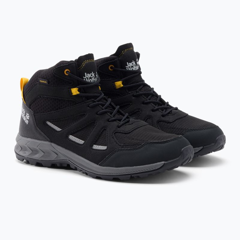 Черевики для трекінгу чоловіче Jack Wolfskin Woodland 2 Texapore Mid чорні 4051261_6055 5