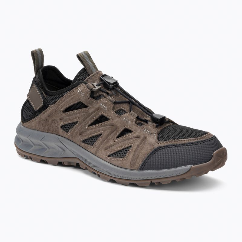 Взуття трекінгове чоловіче Jack Wolfskin Woodland 2 Hybrid Low коричневе 4051301