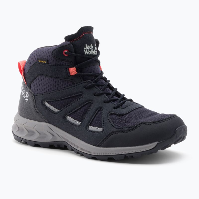 Черевики для трекінгу жіночі Jack Wolfskin Woodland 2 Texapore сині 4051331_1207