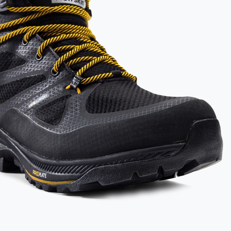 Черевики для трекінгу чоловічі Jack Wolfskin Force Striker Texapore Mid black/burly yellow xt 4038823 7