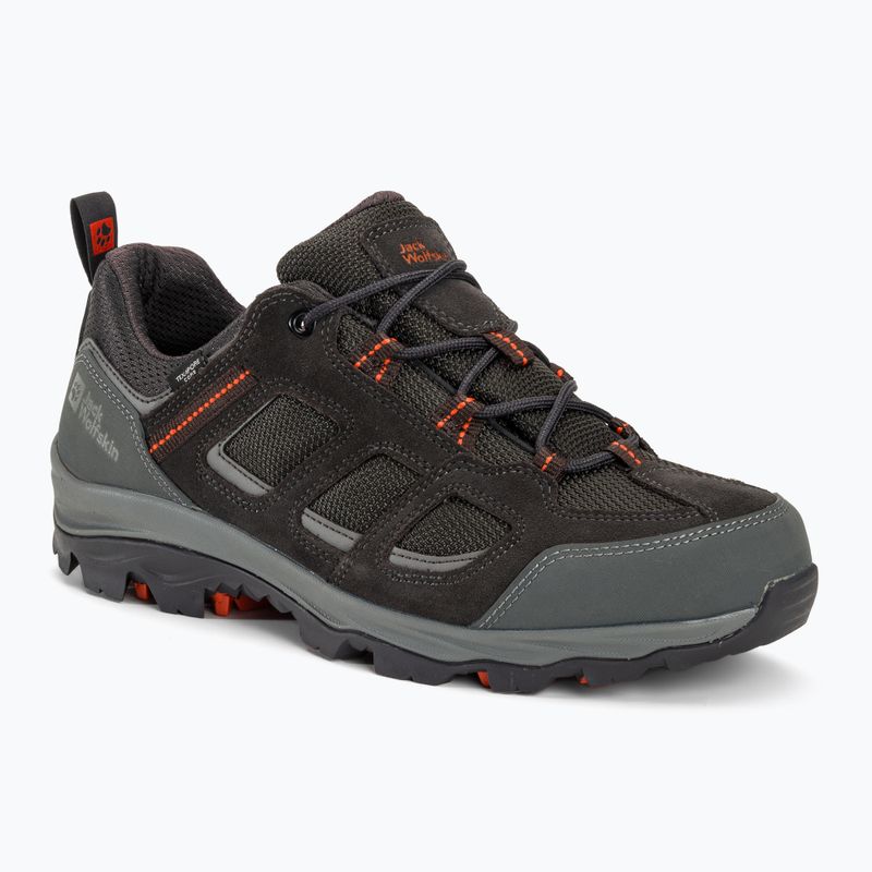 Черевики трекінгові чоловічі Jack Wolfskin Vojo 3 Texapore Low grey/orange