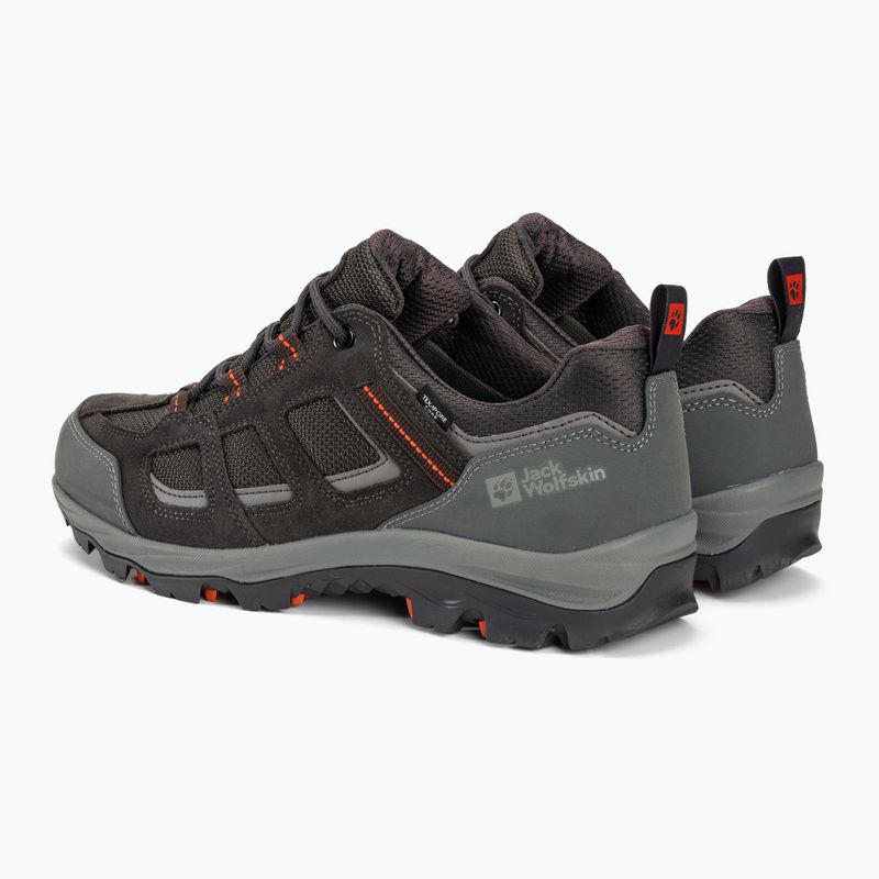 Черевики трекінгові чоловічі Jack Wolfskin Vojo 3 Texapore Low grey/orange 3