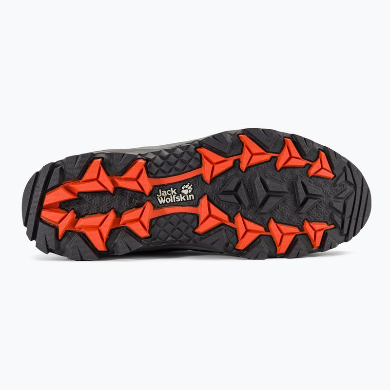 Черевики трекінгові чоловічі Jack Wolfskin Vojo 3 Texapore Low grey/orange 5