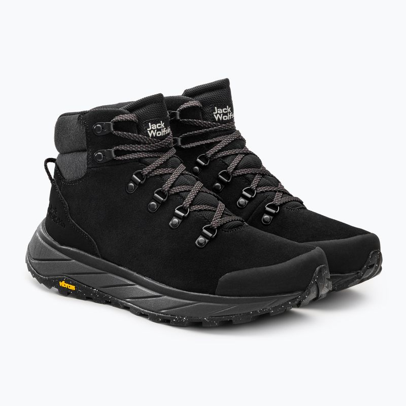 Черевики для трекінгу жіночі Jack Wolfskin Terraventure Urban Mid чорні 4053561 4