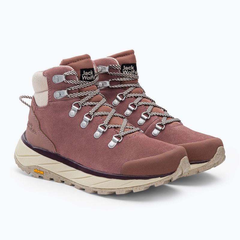 Черевики для трекінгу жіночі Jack Wolfskin Terraventure Urban Mid коричневі 4053571 4