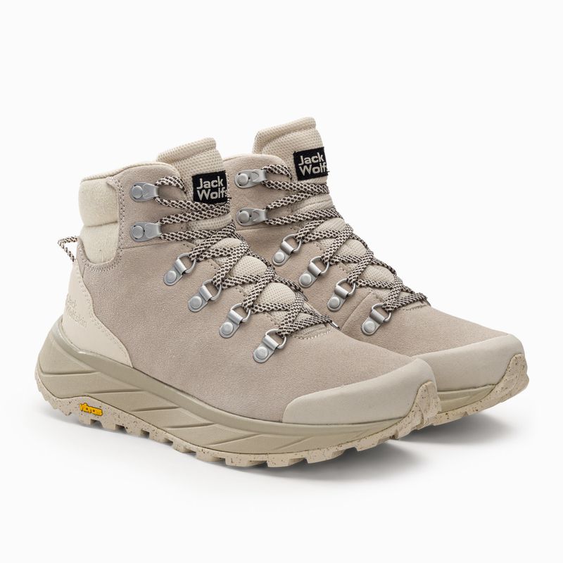 Черевики для трекінгу жіночі Jack Wolfskin Terraventure Urban Mid бежеві 4053571 4