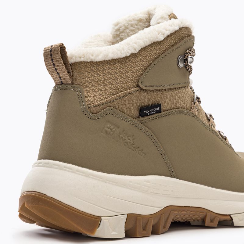 Взуття трекінгове жіноче Jack Wolfskin Everquest Texapore Mid бежеве 4053581_5227 8