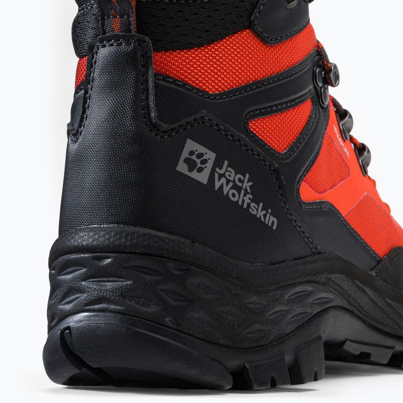 Черевики для трекінгу чоловічі Jack Wolfskin Rebellion Guide Texapore Mid помаранчеві 4053791 8