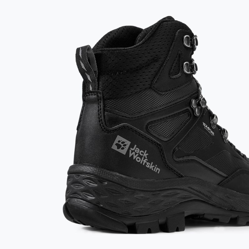 Черевики для трекінгу чоловічі Jack Wolfskin Rebellion Guide Texapore Mid чорні 4053791 8