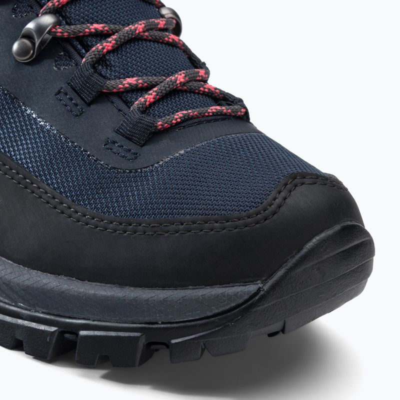 Черевики для трекінгу жіночі Jack Wolfskin Rebellion Guide Texapore Mid чорно-блакитні 4053801 7