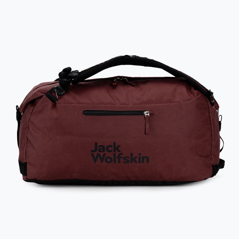 Сумка туристична Jack Wolfskin Traveltopia Duffle 45 l бордова 2010801_2185