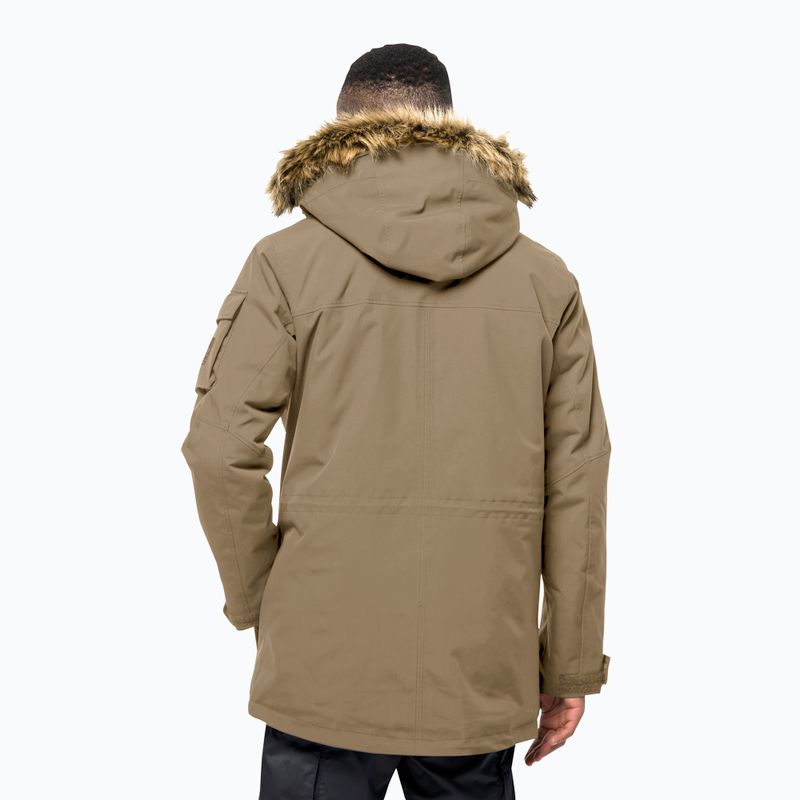 Куртка зимова чоловіча Jack Wolfskin Glacier Canyon Parka коричнева 1107674_5136 2