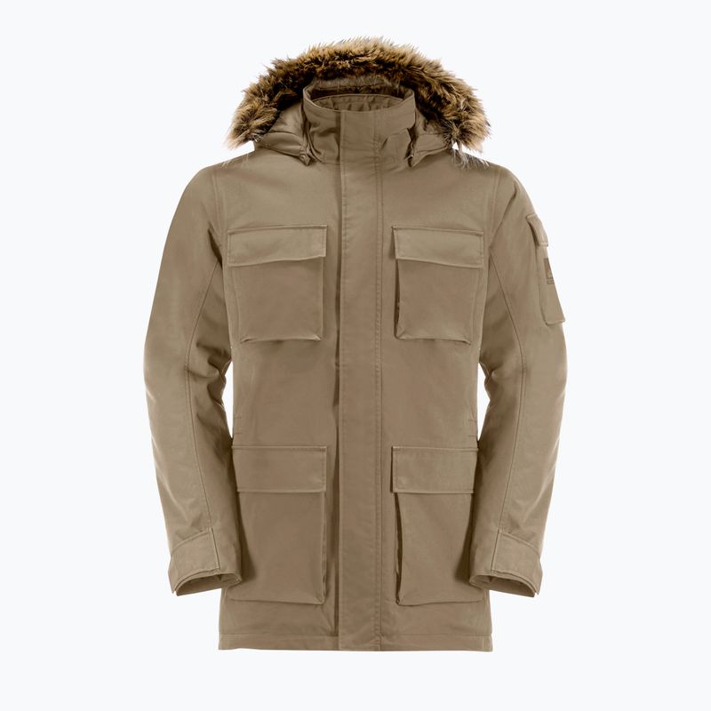 Куртка зимова чоловіча Jack Wolfskin Glacier Canyon Parka коричнева 1107674_5136 7