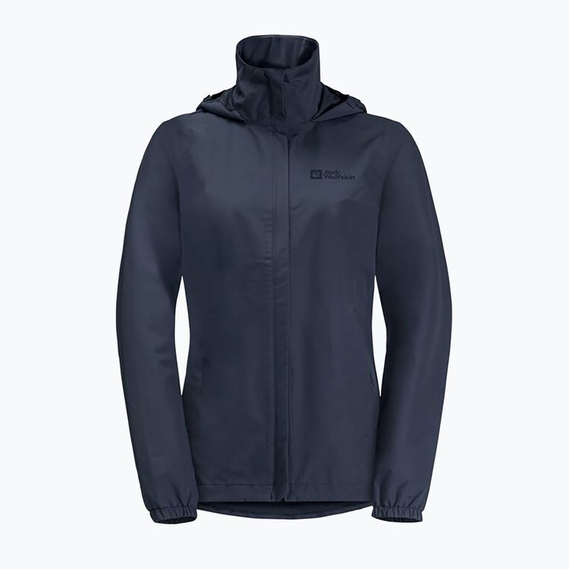 Куртка дощовик жіноча Jack Wolfskin Stormy Point 2L синя 1111202 5