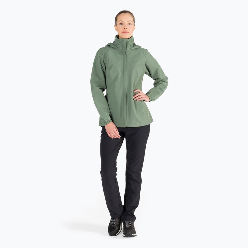 Куртка дощовик жіноча Jack Wolfskin Stormy Point 2L зелена 1111202_4311 2