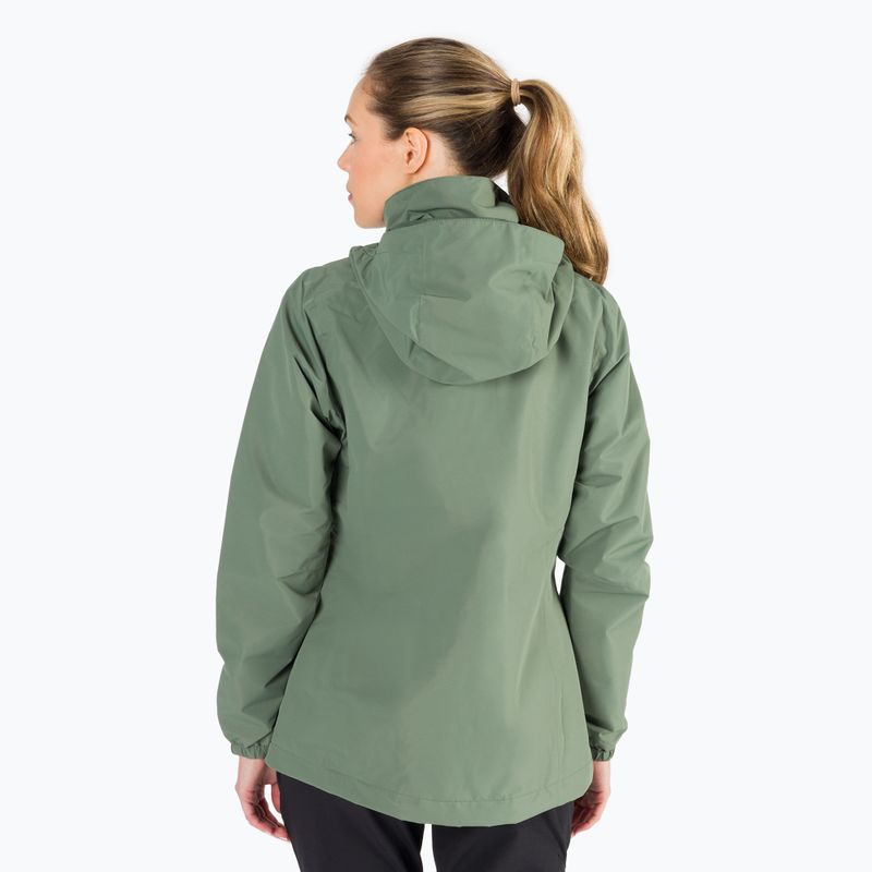 Куртка дощовик жіноча Jack Wolfskin Stormy Point 2L зелена 1111202_4311 4