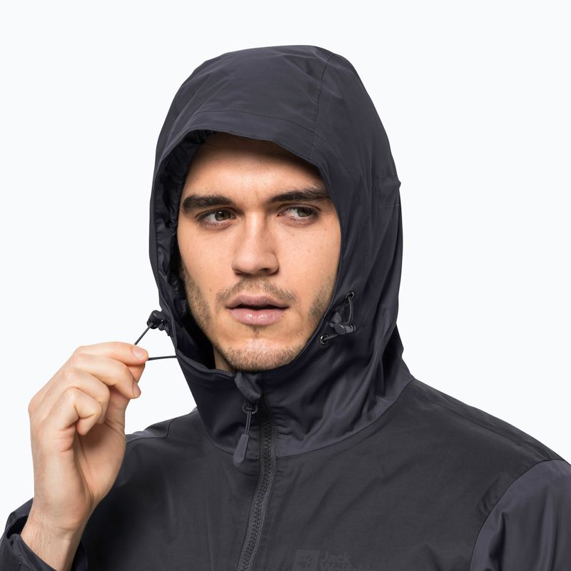 Куртка зимова чоловіча Jack Wolfskin Jasper Ins сіра 1114321_6230 5