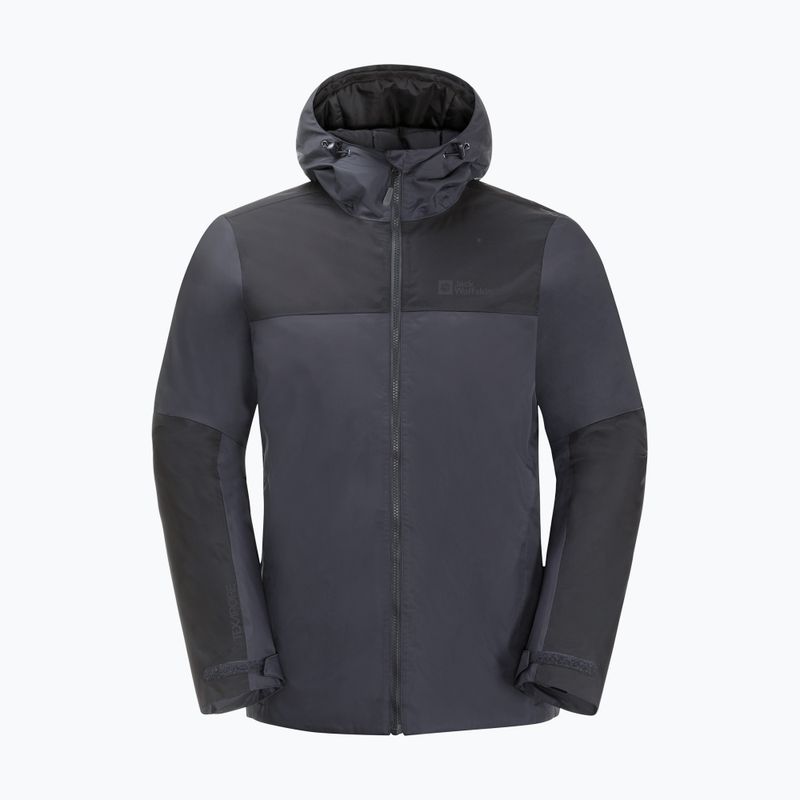 Куртка зимова чоловіча Jack Wolfskin Jasper Ins сіра 1114321_6230 6