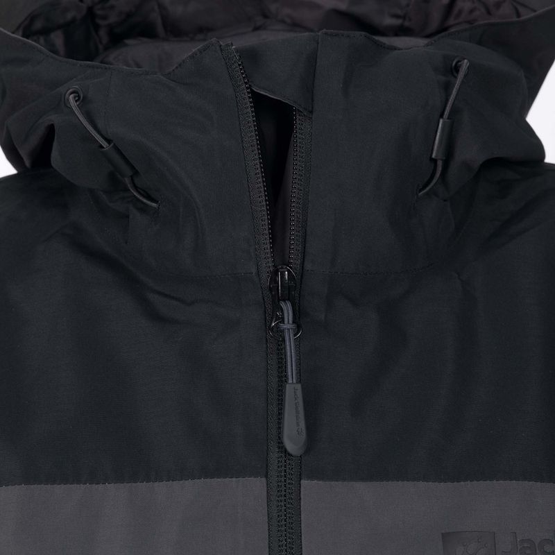 Куртка 3в1 чоловіча Jack Wolfskin Glaabach сіро-чорна 1115291_6000_006 14