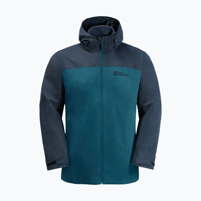 Куртка 3в1 чоловіча Jack Wolfskin Taubenberg блакитна 1115311_4133_006 9