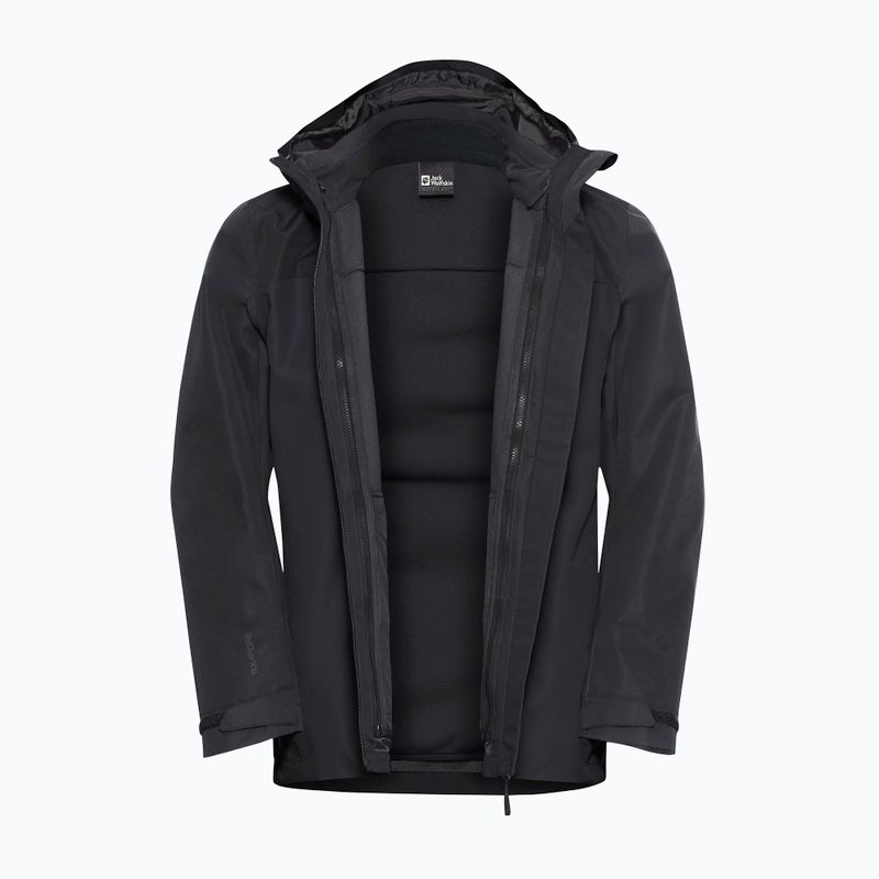 Чоловіча куртка 3в1 Jack Wolfskin Taubenberg 3In1 чорна 13
