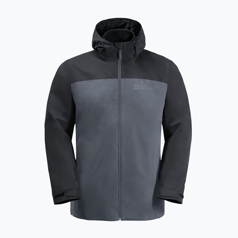 Куртка 3в1 чоловіча Jack Wolfskin Taubenberg 3In1 phantom 9