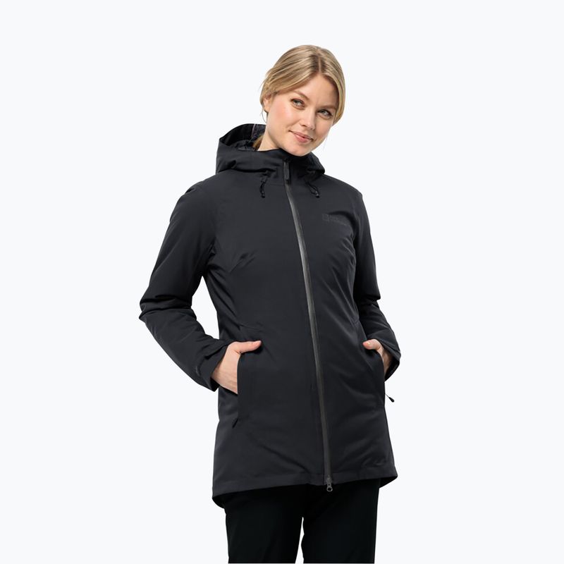 Куртка зимова жіноча Jack Wolfskin Stirnberg Ins black