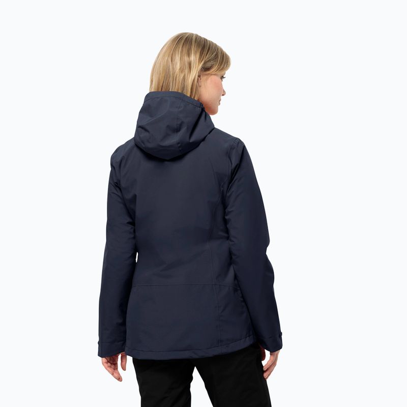 Куртка 3в1 жіноча Jack Wolfskin Moonrise 3In1 night blue 2