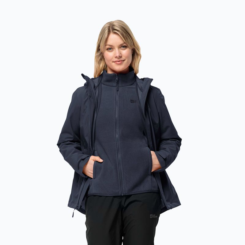 Куртка 3в1 жіноча Jack Wolfskin Moonrise 3In1 night blue 3