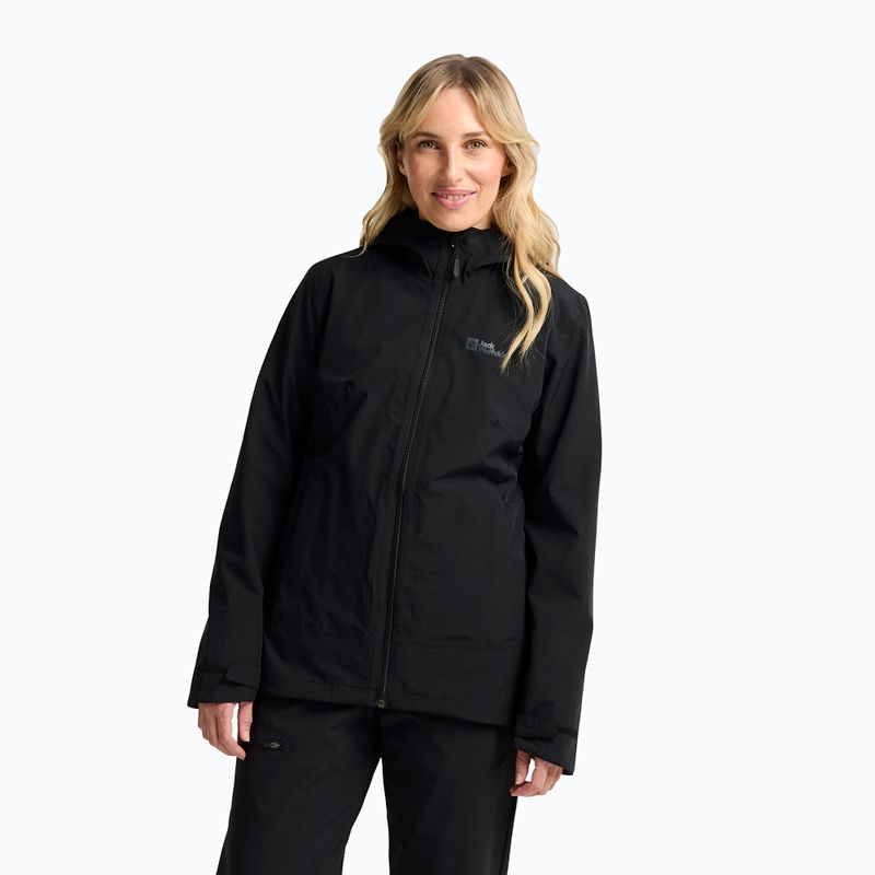 Жіноча куртка 3в1 Jack Wolfskin Moonrise 3In1 чорна