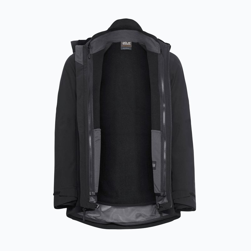 Жіноча куртка 3в1 Jack Wolfskin Moonrise 3In1 чорна 15