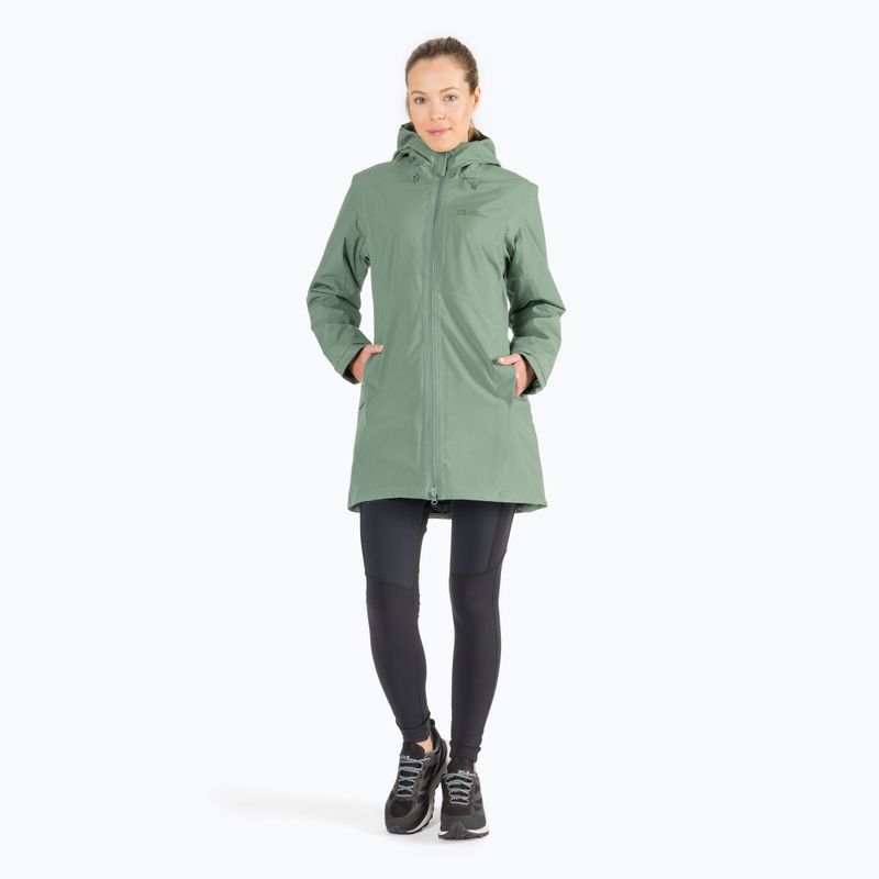 Куртка зимова жіноча Jack Wolfskin Heidelstein Ins зелена 1115681_4311 2