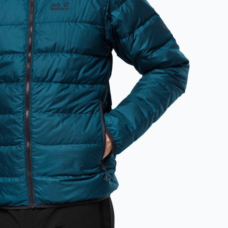 Пуховик чоловічий Jack Wolfskin Helium блакитна 1200573_4133 4