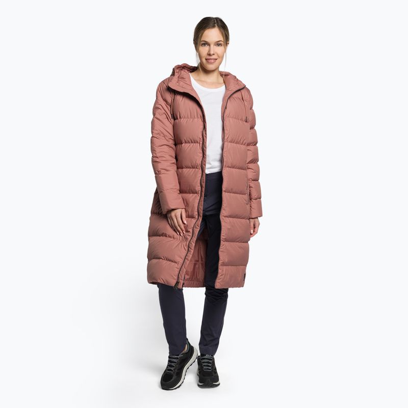 Пуховик жіночий Jack Wolfskin Frozen Palace коричневий 1204132_3068 2