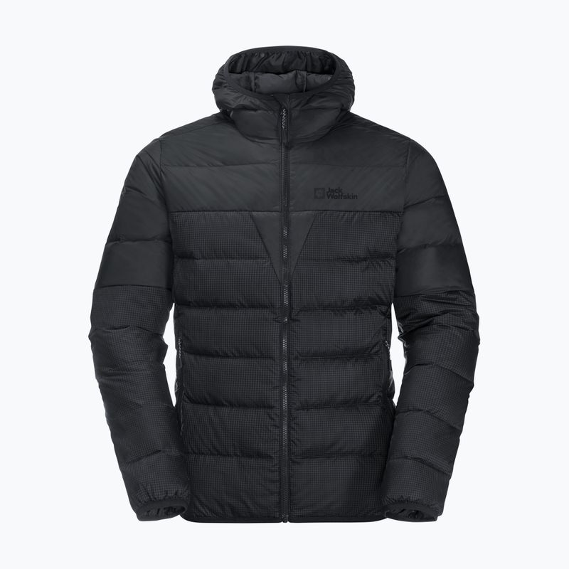 Пуховик чоловічий Jack Wolfskin Dna Tundra Down Hoody чорний 1206612_6350_006 5