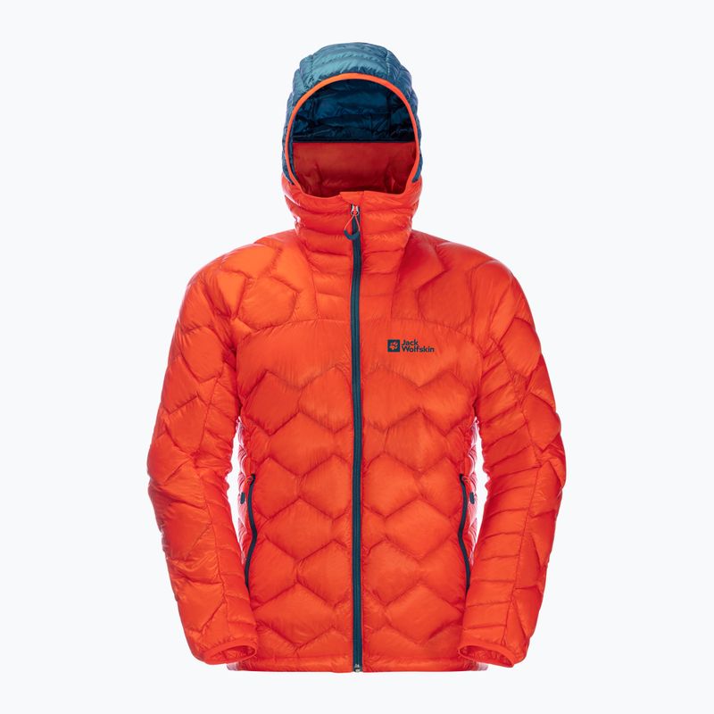 Куртка для скітуру пухова чоловіча Jack Wolfskin Alpspitze Down Hoody помаранчева 1206771_3017 8