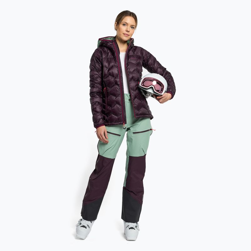 Куртка для скітуру жіноча Jack Wolfskin Alpspitze Down Hoody фіолетова 1206791_2042 2