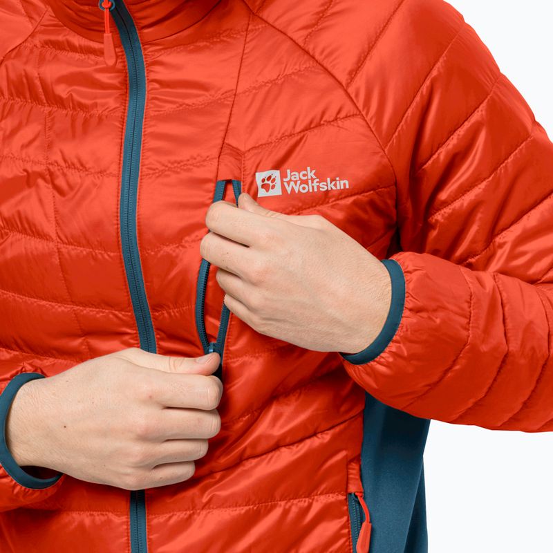 Пуховик чоловічий Jack Wolfskin Routeburn Pro Ins червоний 1206861_3017 3