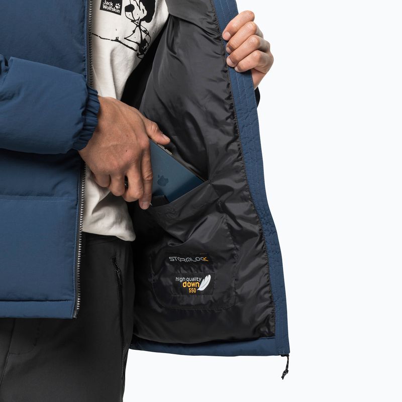 Пуховик чоловічий Jack Wolfskin Alex Down синій 1206911_1383_004 5