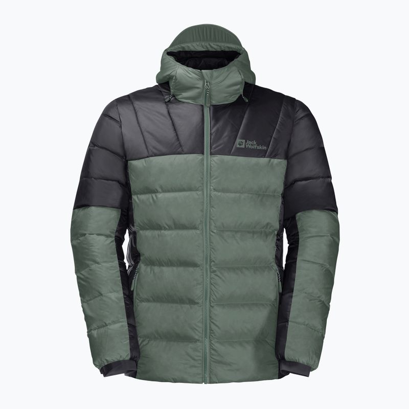 Пуховик чоловічий Jack Wolfskin Nebelhorn Down Hoody зелений 1207141_4311 6